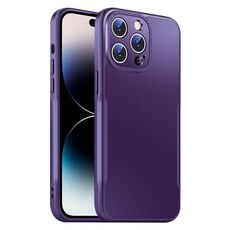 Per iPhone 14 Pro Blade Slim AG Custodia antiurto opaca per telefono (viola scuro)
