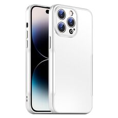 Per iPhone 14 Pro Max Blade Slim AG Custodia antiurto opaca per telefono (bianco)