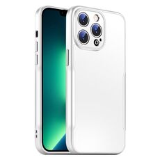 Per iPhone 13 Pro Max Blade Slim AG Custodia antiurto opaca per telefono (bianco)