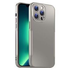 Per iPhone 13 Pro Max Blade Slim AG Custodia antiurto opaca per telefono (grigio titanio)
