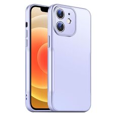 Per iPhone 12 Blade Slim AG Custodia antiurto opaca per telefono (viola)
