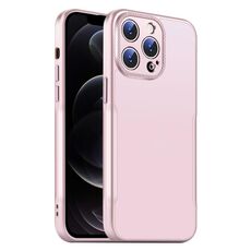 Per iPhone 12 Pro Max Blade Slim AG Custodia antiurto opaca per telefono (rosa)