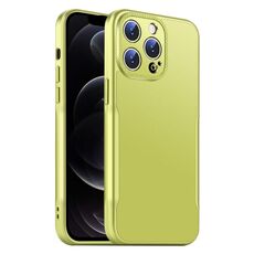 Per iPhone 12 Pro Max Blade Slim AG Custodia antiurto opaca per telefono (verde)