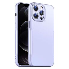 Per iPhone 12 Pro Max Blade Slim AG Custodia antiurto opaca per telefono (viola)