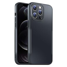 Per iPhone 12 Pro Max Blade Slim AG Custodia antiurto opaca per telefono (nero)