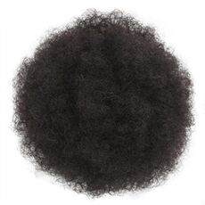 Parrucca riccia piccola con testa esplosiva e soffice da donna, colore: 2,2#