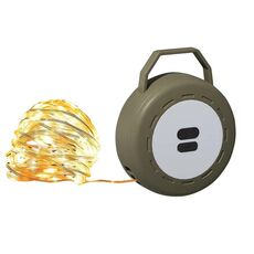 TUBUZHE 2 in 1 LED portatile lampada a stringa campeggio atmosfera luce USB ricaricabile tenda esterna luce notturna (giallo)
