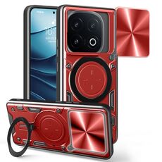 Custodia per telefono con supporto magnetico scorrevole Camshield per vivo iQOO 13 CD (rosso)