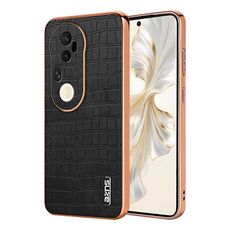 Per vivo S20 Pro AZNS Custodia per telefono con struttura elettrolitica e texture a coccodrillo, copertura totale (nero)