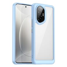 Custodia per telefono in TPU ibrida acrilica serie colorata per Honor 300 (blu)