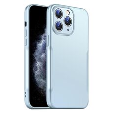 Per iPhone 11 Pro Max Blade Slim AG Custodia antiurto opaca per telefono (blu)
