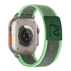 Per Apple Watch 46mm / 49mm / 45mm / 44mm Fearless Trail Loop Nylon Band (menta chiaro)