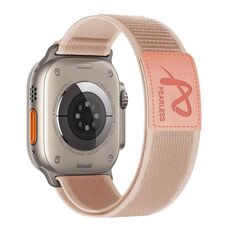 Per Apple Watch 46mm / 49mm / 45mm / 44mm Fearless Trail Loop Nylon Band (Rosa)