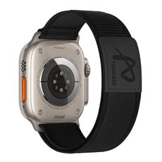 Per Apple Watch 46mm / 49mm / 45mm / 44mm Fearless Trail Loop Nylon Band (Nero)