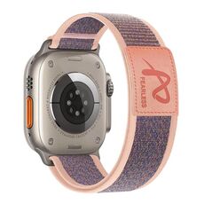 Per Apple Watch 46mm / 49mm / 45mm / 44mm Fearless Trail Loop Nylon Band (Nuovo Silt Sand)