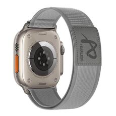 Per Apple Watch 42mm / 41mm / 40mm / 38mm Fearless Trail Loop Nylon Band (grigio)