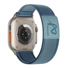 Per Apple Watch 42mm / 41mm / 40mm / 38mm Fearless Trail Loop Nylon Band (blu)