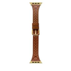 Per Apple Watch 42mm / 41mm / 40mm / 38mm Cinturino in pelle goffrata a forma di cuore (marrone)