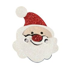 Decorazione spilla luminosa dei cartoni animati per Natale, bambini e adulti, travestimenti (Babbo Natale)