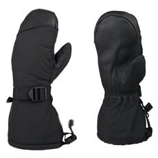 Guanti da sci invernali per uomo e donna, guanti da sci per sport all'aria aperta, stile: Abalone nero (L)