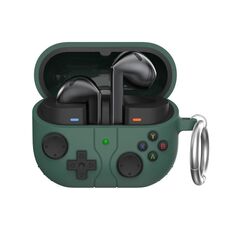 Per Samsung Galaxy Buds3 / 3 Pro AhaStyle WG170 Auricolare Bluetooth Custodia protettiva in silicone (verde)