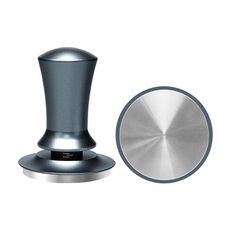 Scala orizzontale costante pressione macinacaffè allungamento polvere pressa martello, stile: argento blu fondo piatto (58 mm)
