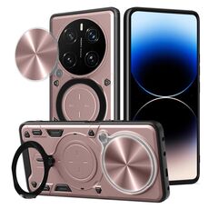 Per Honor Magic7 Pro CD Texture Custodia per telefono con supporto magnetico scorrevole Camshield (rosa)