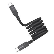 Cavo dati magnetico intrecciato MOMAX DC35 da 100 W USB-C / Tipo-C a USB-C / Tipo-C, lunghezza: 1 m (nero)
