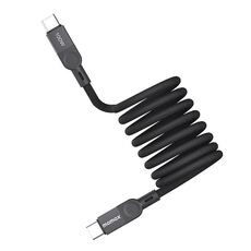 Cavo dati magnetico intrecciato MOMAX DC36 da 100 W USB-C / Tipo-C a USB-C / Tipo-C, lunghezza: 2 m (nero)