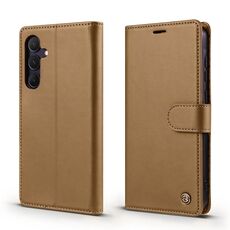 Per Samsung Galaxy S23 5G Forwenw F6 Series Custodia in pelle RFID per telefono (marrone)