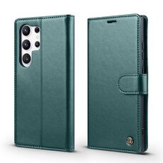 Per Samsung Galaxy S25 Ultra 5G Forwenw F6 Series Custodia in pelle RFID per telefono (verde)