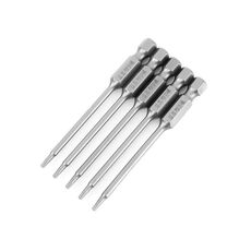 WEILIGU 5 pezzi 50mm T7 magnetico S2 pneumatico aria punta trapano elettrico testa fiore di prugna con foro centrale