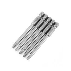 WEILIGU 5 pezzi 50mm T20 magnetico S2 pneumatico aria punta trapano elettrico testa fiore di prugna con foro centrale