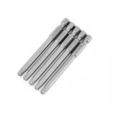 WEILIGU 5 pezzi 50mm T27 magnetico S2 pneumatico aria punta trapano elettrico testa fiore di prugna con foro centrale