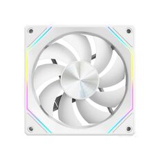 Ventola per case del computer 4RS da 12 cm con controllo termico Infinity Mirror ARGB e raffreddamento ultra silenzioso (bianco inverso)