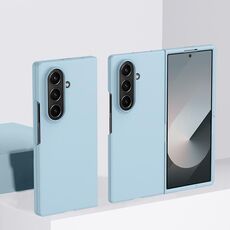 Per Samsung Galaxy Z Fold7 Custodia antiurto per PC con copertura completa Skin Feel (blu cielo)