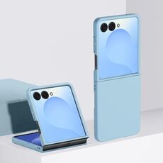 Per Samsung Galaxy Z Flip7 Custodia antiurto per PC con copertura completa Skin Feel (blu cielo)