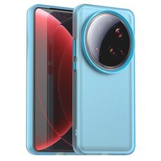 Custodia antiurto in TPU ibrida per PC Xiaomi 15 Ultra Candy (blu)