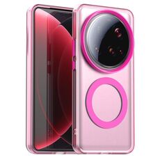 Per Xiaomi 15 Ultra Candy Magsafe PC Hybrid TPU Custodia per telefono (rosso)