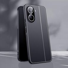 Per Redmi Trubo 4 Custodia per telefono antideflagrante in metallo di alluminio Ice (nero)