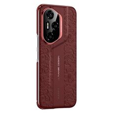 Per Honor 300 Pro Cloud Dragon Pattern Custodia per telefono in pelle liscia per PC (rosso)