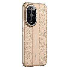 Per Huawei Nova 13 Pro Custodia per telefono cellulare in pelle liscia con motivo a drago Cloud (oro)