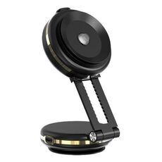 Supporto per telefono e navigazione con ventosa doppia per cruscotto auto T50 Vacuum Adhesion (nero + oro)