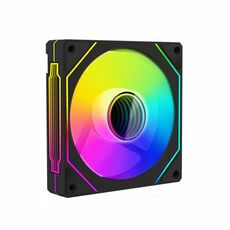 Prism 4RRO Computer Case Fan 12cm ARGB Sync PWM Ventola di raffreddamento silenziosa (telaio nero anteriore)