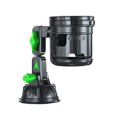 Portabicchieri multifunzionale per auto, grande supporto per bevande con ventosa, stile: asta corta verde
