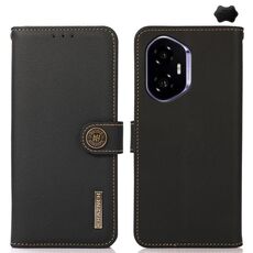 Per Honor 400 KHAZNEH Custer Custodia per telefono in vera pelle RFID (nero)