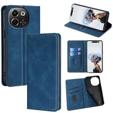Per Tecno Pova 6 Neo 5G Custodia in pelle magnetica Skin Feel (blu)