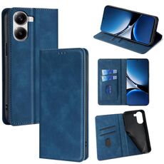 Per Redmi Turbo 4 Custodia in pelle magnetica Skin Feel (blu)