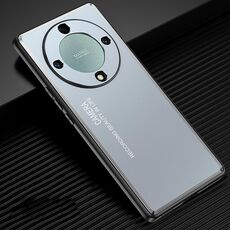 Custodia per telefono in metallo satinato per Honor Magic5 Lite (blu)