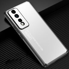 Custodia per telefono in metallo satinato per Honor 80 GT (argento)
